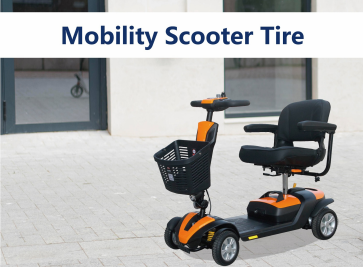 Pneus e rodas para scooters de mobilidade